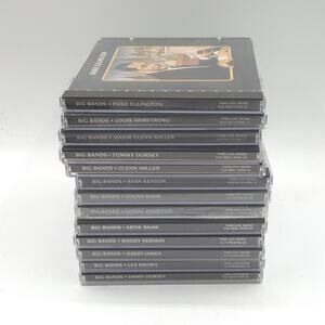 Lot of 13 Time Life Music Big Bands CD's, Excellent Condition, Louis Armstrong